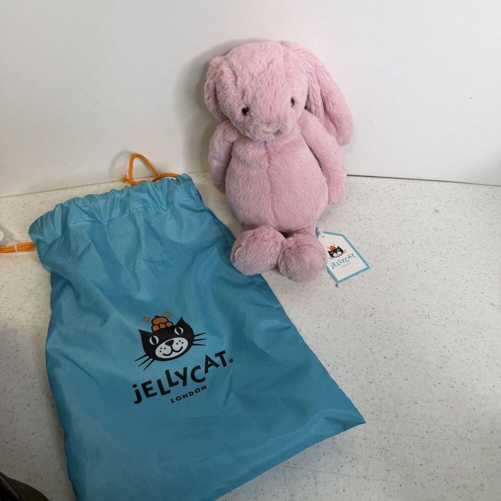 Jellycat Bashful Tulip Pink Bunny w/ Bag